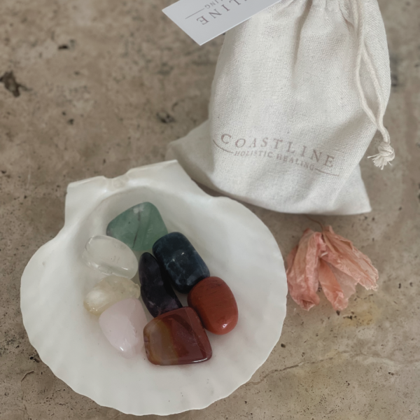 7 Chakra Crystal Set with Bonus 8th Crystal | Chakra Balancing | Chakra Crystals | Buy Crystals online | Chakra Crystal Sets online | Newcastle NSW | Lake Macquarie NSW | New Age Shop