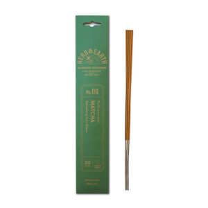 Herb & Earth No.6 Matcha Incense Sticks | Incense | Shop online for bamboo incense | Newcastle NSW | Lake Macquarie NSW | New Age Shop