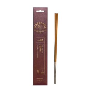 Herb & Earth No.2 Cedar Incense Sticks | Incense | Shop online for bamboo incense | Newcastle NSW | Lake Macquarie NSW | New Age Shop