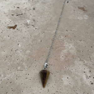 Tigers Eye Pendulum | Pendulum Crystal pendulums are an incredible spiritual tool to help you get connected with your higher self or spirit guides.| Newcastle NSW | Lake Macquarie NSW | New Age | Metaphysical